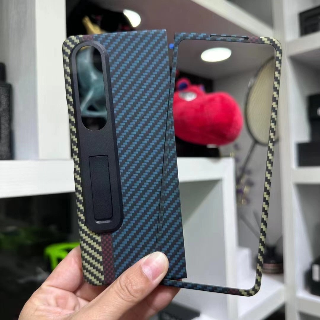 YTF-Carbon Fiber Case For Samsung Galaxy Z Fold - Premium Mobile Phone Cases from Dressmycell.com - Just $44.00! Shop now at Dressmycell.com YTF-Carbon Fiber Case For Samsung Galaxy Z Fold - Premium Mobile Phone Cases from Dressmycell.com - Just $44.00! Shop now at Dressmycell.com